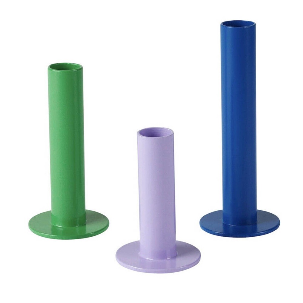 IKEA TUVKORNELL Candle Holder, Set of 3, Mixed Colors (205.566.25)‎ NIB
